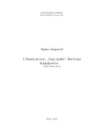 Urbana proza: "Sjaj epohe" Borivoja Radakovića