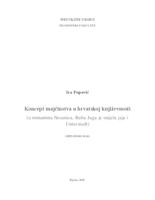 Koncept majčinstva u hrvatskoj književnosti (u romanu "Nesanica", "Baba Jaga je snijela jaje" i "Unterstadt")