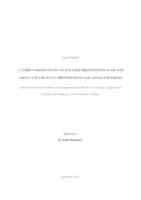 A Corpus-Based Study of English Prepositions Over and Above and Croatian Prepositions nas, znad and preko