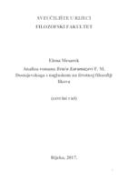 Analiza romana "Braća Karamazovi" F. M. Dostojevskog s naglaskom na životnoj filozofiji likova