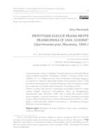 Prvotisak Elegije Frana Krste Frankopana iz 1656. godine