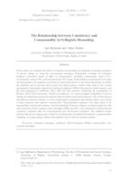 The Relationship between Consistency and Consensuality in Syllogistic Reasoning