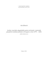 Jezične značajke glagoljskih matica krštenih i vjenčanih pisanih hrvatskim jezikom iz Draguća u Istri 1579.-1650.