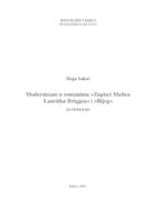 Modernizam u romanima "Zapisnici Maltea Lauridisa Briggea" i "Bijeg"