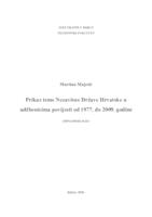 Prikaz teme Nezavisne Države Hrvatske u udžbenicima povijesti od 1977. do 2009. godine