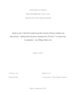 Analyse des Café Herrenhof und der letzen Wiener Salons im literarisch-kulturellen Kontext Anhad des Werkes "Veruntreute Geschichte" von Milan Dubrović