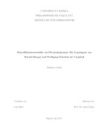 Klasifikationsmodelle von Phraseologismen: die Typologien von Harald Burger und Wolfgang Fleischer im Vergleich