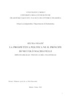 La prospettitiva politica ne Il Principe di Niccoló Machiavelli