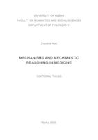 MECHANISMS AND MECHANISTIC REASONING IN MEDICINE