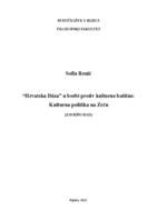 "Hrvatska Ibiza" u borbi protiv kulturne baštine: kulturna politika na Zrću