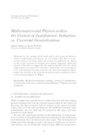 Mathematics and Physics within the Context of Justification: Induction vs. Universal Generalization