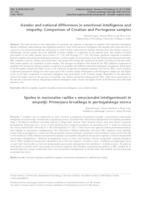Gender and national differences in emotional intelligence and empathy: Comparison of Croatian and Portuguese samples