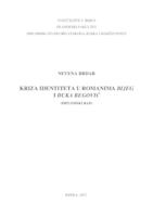 Kriza identiteta u romanima "Bijeg" i "Đuka Begović"