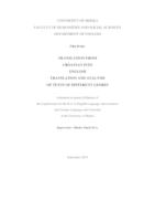 Prijevod sa hrvatskog na engleski jezik - Prevođenje i analiza tekstova različitih žanrova