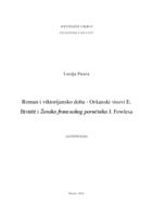 Roman i viktorijansko doba - Orkanski visovi E. Brontë i Ženska francuskog poručnika J. Fowlesa