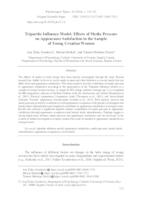 Tripartite Influence Model : Effects of Media Pressure on Appearance Satisfaction in the Sample of Young Croatian Women