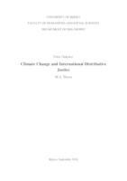 Climate Change and International Distributive Justice