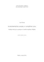 Elektronička knjiga u knjižnicama - Studija slučaja na primjeru Gradske knjižnice Rijeka