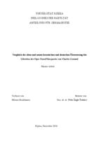 Vergleich der alten und neuen kroatischen und deutschen Übersetzung des Librettos der Oper Faust / Margarete von Charles Gounod