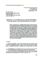 prikaz prve stranice dokumenta Refleksi * u istarskim čakavskim govorima zastupljenim u dijalektološkim atlasima