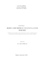 prikaz prve stranice dokumenta Body and Mind in Yeat's Later Poetry