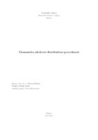prikaz prve stranice dokumenta Ekonomska održivost distributivne pravednosti