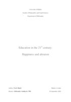 prikaz prve stranice dokumenta Edukacija u 21. stoljeću: sreća i altruizam