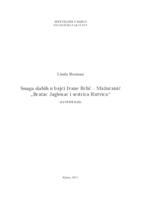 prikaz prve stranice dokumenta Snaga slabih u bajci Ivane Brlić-Mažuranić "Bratac Jaglenac i sestrica Rutvica"