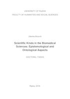 prikaz prve stranice dokumenta Scientific Kinds in the Biomedical Sciences: Epistemological and Ontological Aspects