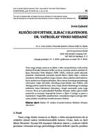 prikaz prve stranice dokumenta Riječki odvjetnik, ilirac i slavenofil dr. Vatroslav Vinko Medanić