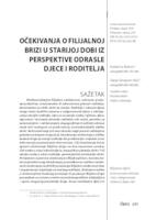 prikaz prve stranice dokumenta FILIAL CAREGIVING EXPECTATIONS FROM THE PERSPECTIVE OF ADULT CHILDREN AND PARENTS  