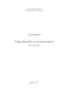 prikaz prve stranice dokumenta Eugen Kumičić na razmeđi stoljeća
