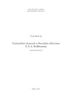 prikaz prve stranice dokumenta Fantastični elementi u Đavoljim eliksirima E. T. A. Hoffmanna