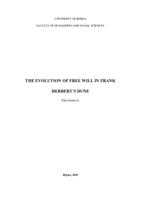 prikaz prve stranice dokumenta The Evolution of Free Will in Frank Herbert's Dune