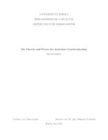 prikaz prve stranice dokumenta Die Theorie und Praxis der deutschen Synchronisation