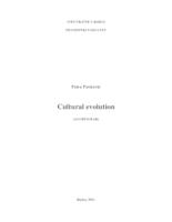 prikaz prve stranice dokumenta Cultural Evolution