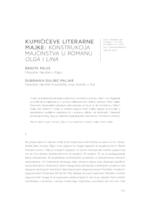 prikaz prve stranice dokumenta Kumičićeve literarne majke: konstrukcija majčinstva u romanu Olga i Lina