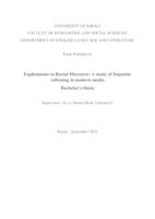 prikaz prve stranice dokumenta Euphemisms in Racial Discourse : A study of linguistic softening in modern media