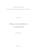 prikaz prve stranice dokumenta Influence of Age on Idiolects in e-Communication