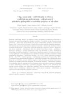 prikaz prve stranice dokumenta Uloga separacije – individuacije u odnosu roditeljskoga prihvaćanja – odbacivanja i psihološke prilagodbe u razdoblju prijelaza u odraslost