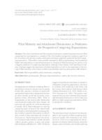 prikaz prve stranice dokumenta Filial Maturity and Attachment Dimensions as Predictors for Prospective Caregiving Expectations