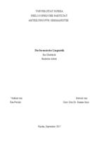 prikaz prve stranice dokumenta Die Forensische Lingvistik, ein Überblick